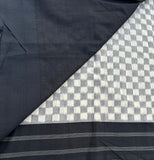 Memories of a monsoon handwoven double Ikat mercerised cotton with blouse