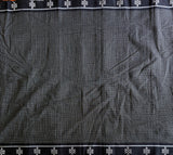 Tara handwoven Patteda Anchu saree baby kolam print with blouse