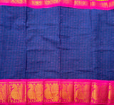 Thikshita dip dyed Madurai Sungudi saree with Tamil print