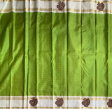 Yamini - pure silk Kanjivaram with Kalamkari applique