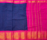 Thikshita dip dyed Madurai Sungudi saree with Tamil print