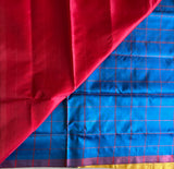 Kavya handwoven silk Chinnalampattu with blouse