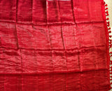 Prasanna Vadana Tussar silk by tissue stripes saree