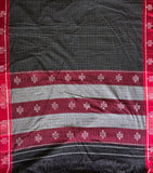 Shipra handwoven Patteda Anchu saree baby kolam print with blouse