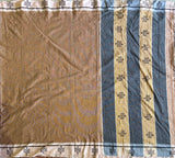 Tarini handwoven Patteda Anchu saree baby kolam print with blouse