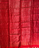 Prasanna Vadana Tussar silk by tissue stripes saree