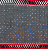 Checkmate handwoven double Ikat mercerised cotton with blouse
