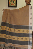 Tarini handwoven Patteda Anchu saree baby kolam print with blouse