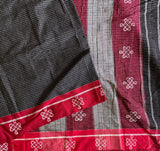 Shipra handwoven Patteda Anchu saree baby kolam print with blouse