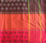 Vahnivasini Kanchi cotton muppangu / mubbagam saree kolam printed