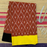 All good things handwoven double Ikat mercerised cotton with blouse