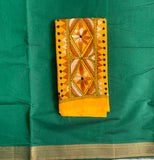 Walden - handwoven cotton Mangalgiri with Nizam border