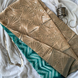 The woods - stitched Shibori mul cotton saree