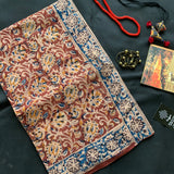 As the love continues  - Kalamkari mul cotton hand block printed