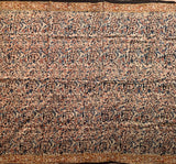 Spring tides - Kalamkari mul cotton hand block printed