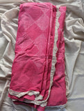 Bubble pop - Shibori with hand crocheted borders