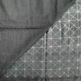 Wordscape - stitched Shibori mul cotton saree