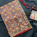 Saree sisterhood - Kalamkari mul cotton hand block printed