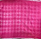 Bubble pop - Shibori with hand crocheted borders