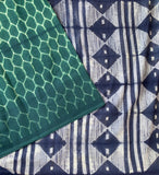 Honey, I… - stitched Shibori mul cotton saree