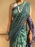 Honey, I… - stitched Shibori mul cotton saree