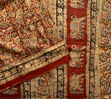 Kiterunning - Kalamkari mul cotton hand block printed
