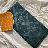 Cloud Atlas - stitched Shibori mul cotton saree
