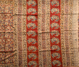 And yet, - Kalamkari mul cotton hand block printed