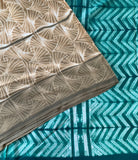 The woods - stitched Shibori mul cotton saree