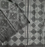 Cloud Atlas - stitched Shibori mul cotton saree