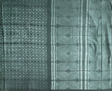 Wordscape - stitched Shibori mul cotton saree
