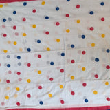 Poppins poppin’- mul cotton saree with polka dots