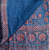 Yashodhara - Modal silk saree in Ajrakh