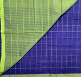 Indigo farm - handloom Mangalgiri cotton saree