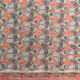 Cotton dress material, handblock printed - Sanganeri