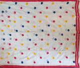 Poppins poppin’- mul cotton saree with polka dots