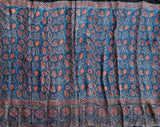 Yashodhara - Modal silk saree in Ajrakh