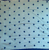 Bubbles - mul cotton saree with polka dots
