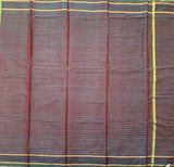 Spaceship above Mars - Devendra handwoven saree