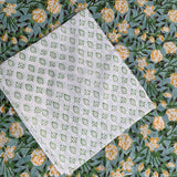 Cotton dress material, handblock printed - Sanganeri