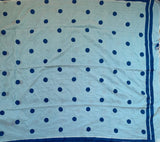 Bubbles - mul cotton saree with polka dots