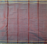 Spaceship above Mars - Devendra handwoven saree