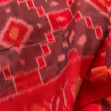 Gulkand - handwoven double Ikat, mercerised cotton