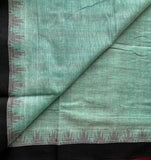 Harithapriya Ponduru handspun and handwoven cotton saree with additional blouse