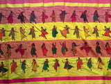 Ekakshari Bobbili 100 count saree with quirky print