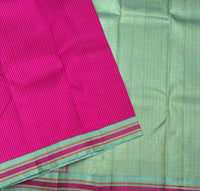 Eeditha zero zari pure silk handwoven kanjivaram saree