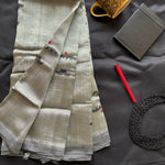 Chellamma Handwoven silk cotton Mangalgiri Bharatiyar print