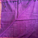 Butterfly Regalia linen handloom saree with two tone inlays