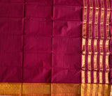 Queen Handwoven Guntur 120 Count Heritage Cotton Saree