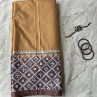 Seema kutch hand embroidery on silk